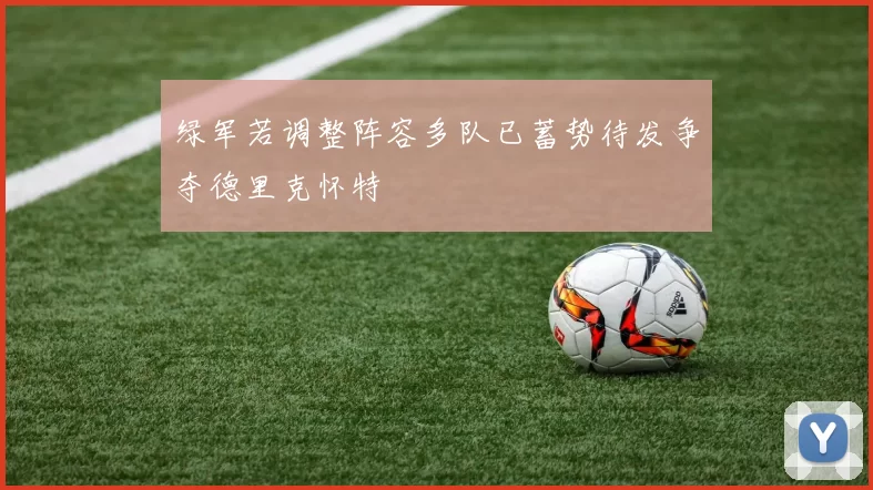 绿军若调整阵容多队已蓄势待发争夺德里克怀特